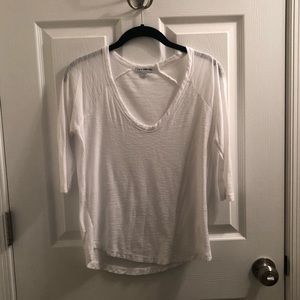 James Perse 3/4 sleeve raglan shirt. Size 0